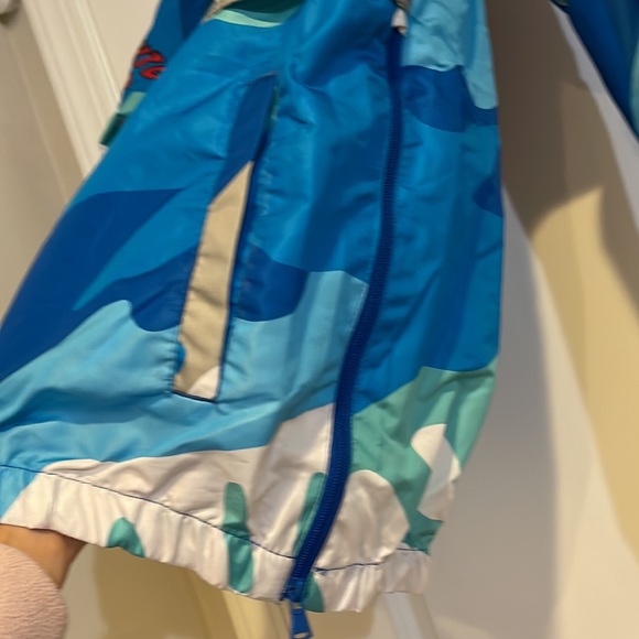 NWT Keith Haring x Members Only 1/4 ZIP Hooded Windbreaker jacket Tokyo Pop Camo - Picture 14 of 16